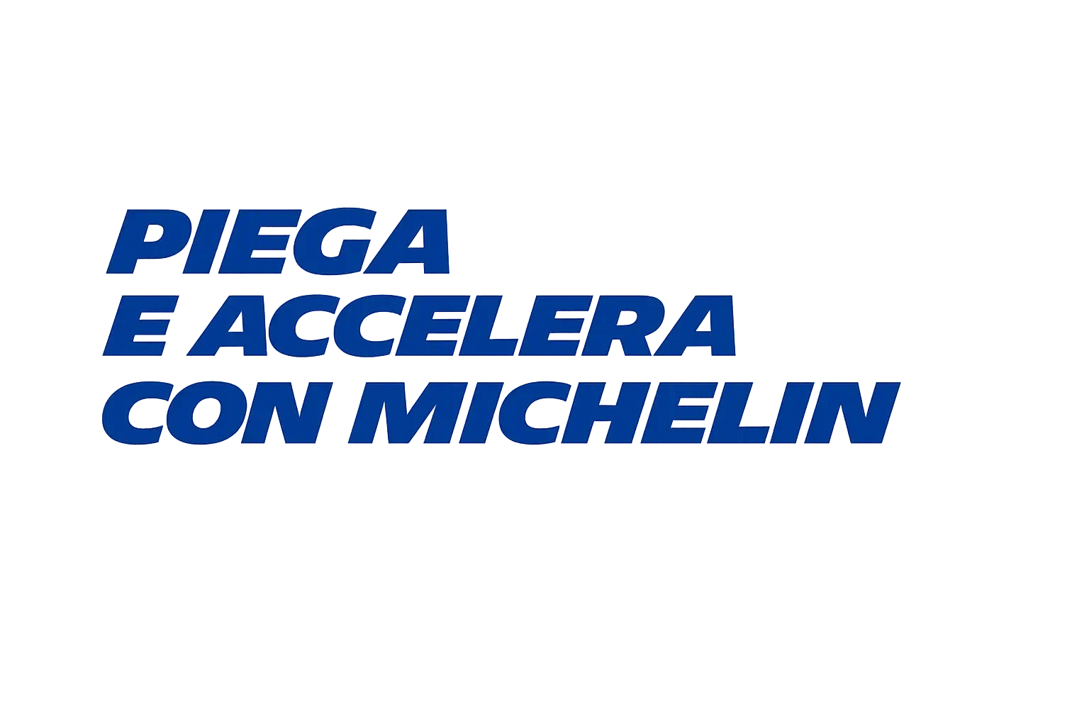 piega e accelera con michelin