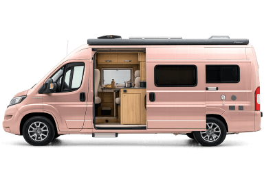 Camper in colore rosa champagne